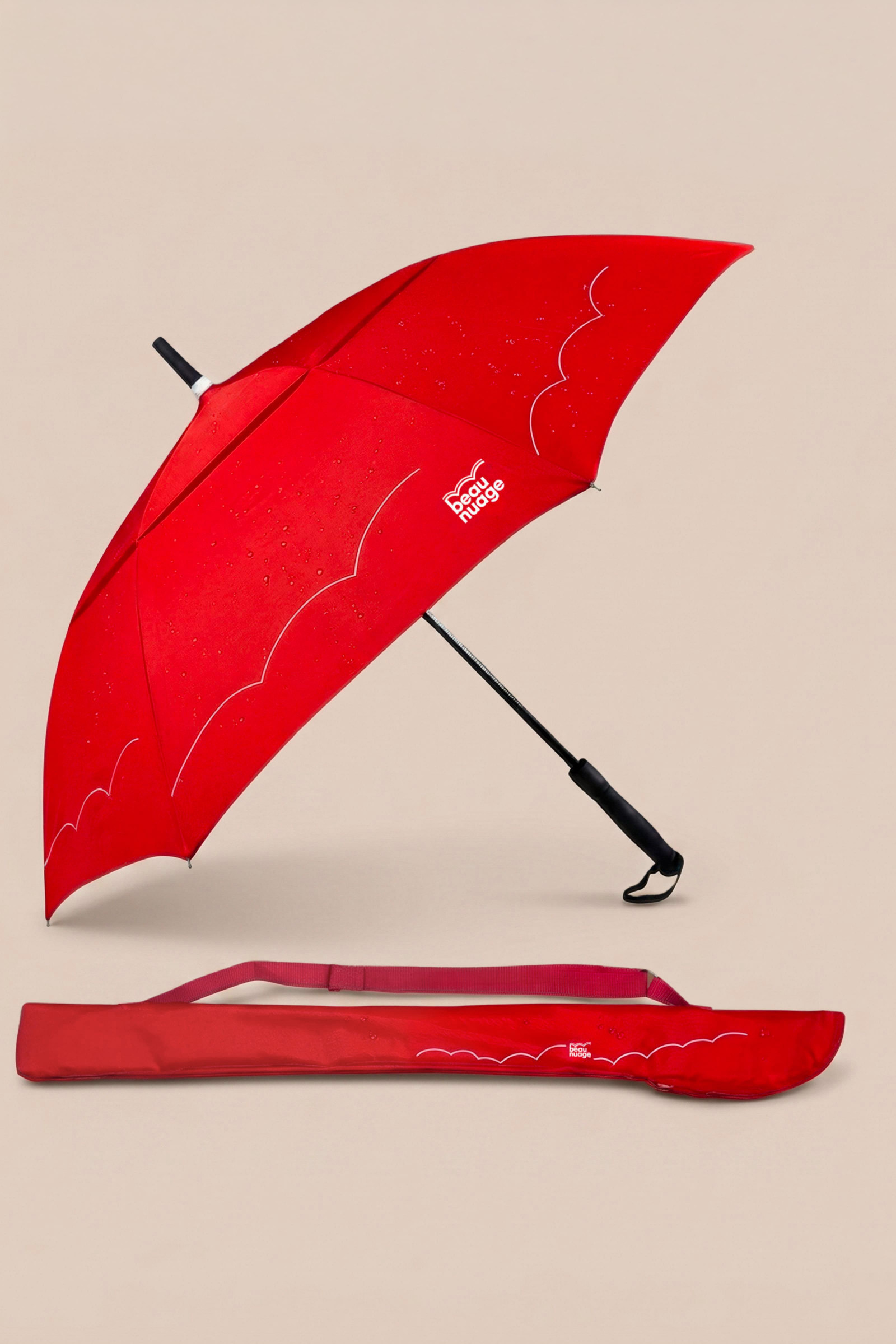 Windproof umbrella: standing up to the wind without breaking — Beau Nuage